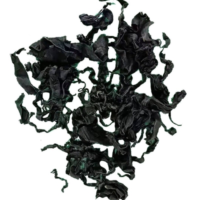 Normale ingrediënten Algen Donkergroen Gedroogde zeewier Geur Geurig Gedroogd gesneden zeewier Wakame