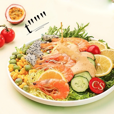 6 stuks per t/t Sushi met groenten en vetarme sesamsalade speciale vinaigrette