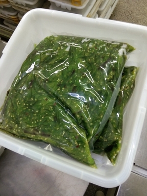 1 kg Hiyashi Wakame Stijl Bevroren Chuka Wakame Zeegras Salad Japan Bevroren Stijl