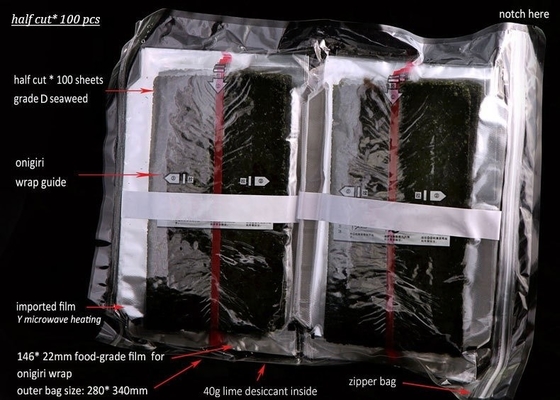 Driehoek Temaki Sushi Rijstrol Wrapper Gebakken zeewier Onigiri Nori uit Jiangsu