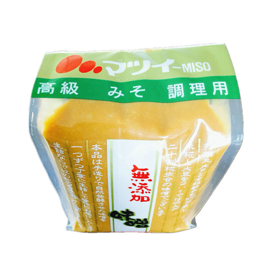 500g traditionele rauwe zout Miso pasta met gratis aangepast logo sojabonen pasta Miso