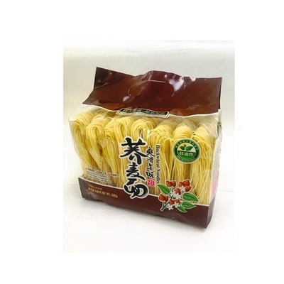 Lichte gele gedroogde Chinese eitjesnoedels 0,3 kg gemaakt met tarwe meel ingrediënten