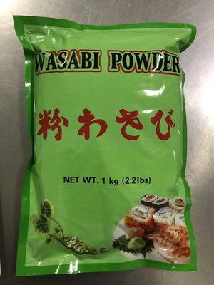 Niet-additieven Droge Sushi Horseradish Sachet 1 kg Wasabi poeder voor 24 maanden houdbaarheid