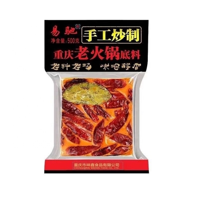 12 maanden houdbaarheid Hotpot Soup Base Condiment Op maat gemaakte verpakking voor aankomst op voorraad