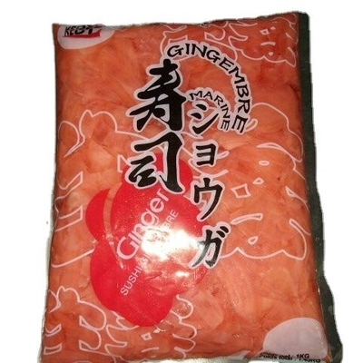 Proces van waterbehoud Zoete gekookte sushi Gember in bulk voor Japanse delicatessen