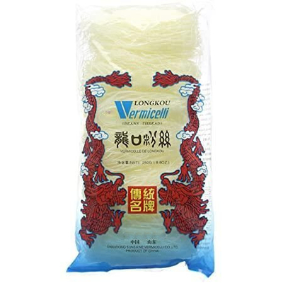 Geraffineerde verwerking Longkou Vermicelli 1 kg met een houdbaarheid van 24 maanden