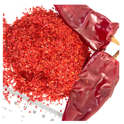 Warme pittige rode chili paprika Vermalen grondstoffen voor kruiden Specerijen