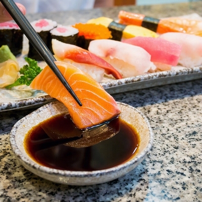 GK Adres Hot Pot en Sushi Sauce Donkere soja sauce Geruchte Sashimi Sojabonen Ingrediënten