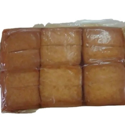 Geniet van AJITSUKE bevroren tofu sushi gekruid inari