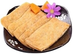 Geniet van AJITSUKE bevroren tofu sushi gekruid inari