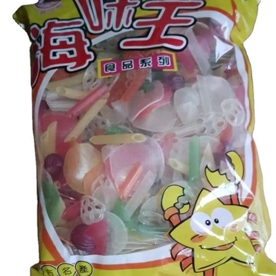 Rauw gedroogd rood pellets aardappelchips CRISPY PAOSI Gemengd opgeblazen embryo materiaal