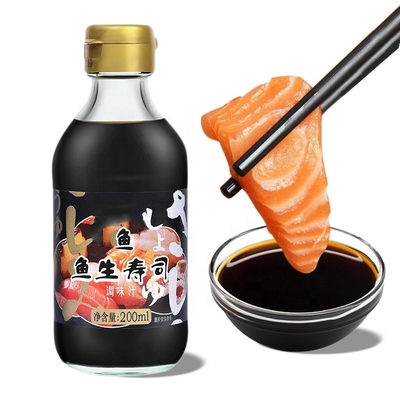 100% zuiverheid Donkere soja saus Mini Sushi Fish Shape Sachet OEM 2.6ml 4ml 8ml 15ml 200ml
