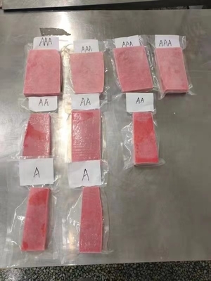 Shandong Frozen Yellowfin Tuna Loon 0,4/0,6/0,8 kg Sashimi Grade Maguro voor adres