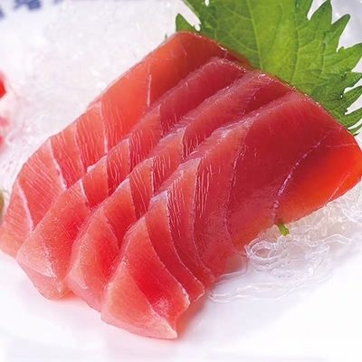 Shandong Frozen Yellowfin Tuna Loon 0,4/0,6/0,8 kg Sashimi Grade Maguro voor adres