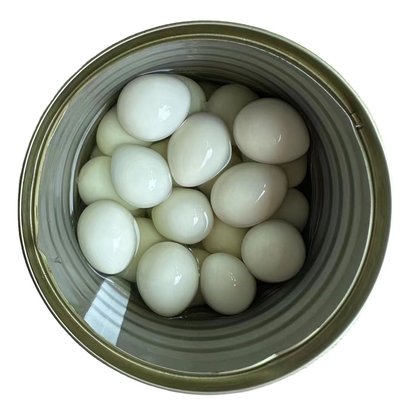 425 g gekookte, ingeblikte kwartel eieren voor klanten van SHANDONG