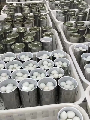 425 g gekookte, ingeblikte kwartel eieren voor klanten van SHANDONG