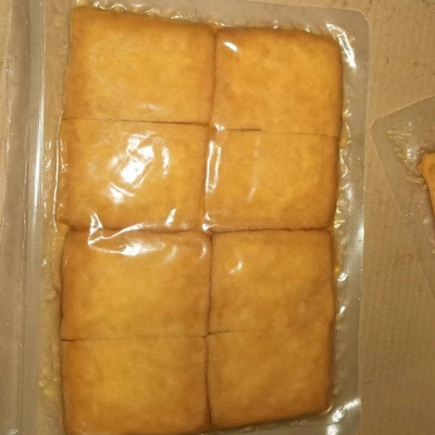 Bevroren AJITSUKE SOJABONE CURD HACCP gecertificeerd Inari-tofu met traditionele kruiden