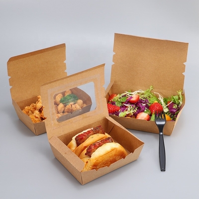 Waterdichte Hamburg Sushi Bento Paper Box 17*10.3*3.6cm met Sushi Trays Type