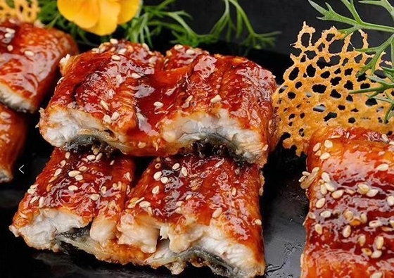 Bevroren geroosterde Unagi-aal stukjes Het perfecte ingrediënt voor je recepten