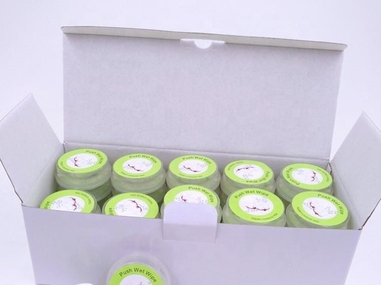 Fastfood en take-away voedseldiensten Customized logo Compressed doekjes voor sportreizen