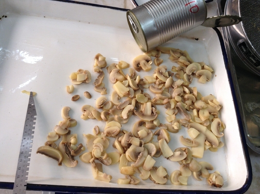 Natuurlijke verse smaak ingeblikte paddenstoelen in 130 g uit Marokko voor uw behoeften