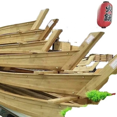 Bewonder uw gasten met een houten Sushi-bootbruglanterneer op uw volgende dinerfeestje