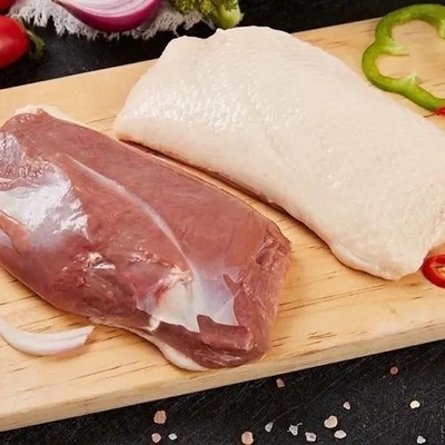 10 kg/tn gerookt eendenvlees Het essentiële ingrediënt voor bevroren gesneden eendenborst