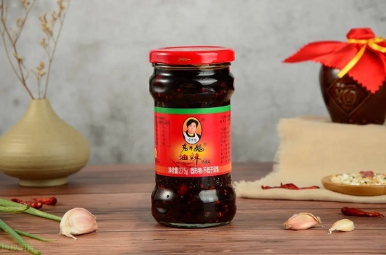 Laoganma 280 g Glasfles GK Wagyu Bies Sriracha Warme chili saus CHILI RED OIL Brix % 0