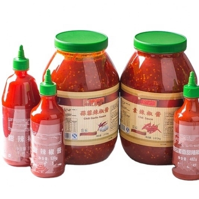 Geconserveerde chili smaak Zoete Sriracha Hot Chili Sauce en redelijke inhoud